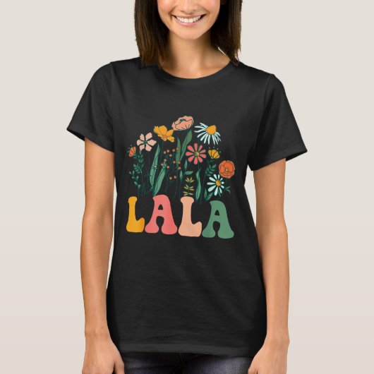 New Lala Wildflower First Birthday & Baby Show T-Shirt (Vorderseite)