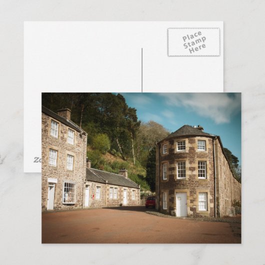 New Lanark Postkarte (Vorne/Hinten)