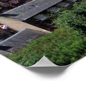 New Lanark Scotland Postcard Poster (Ecke)