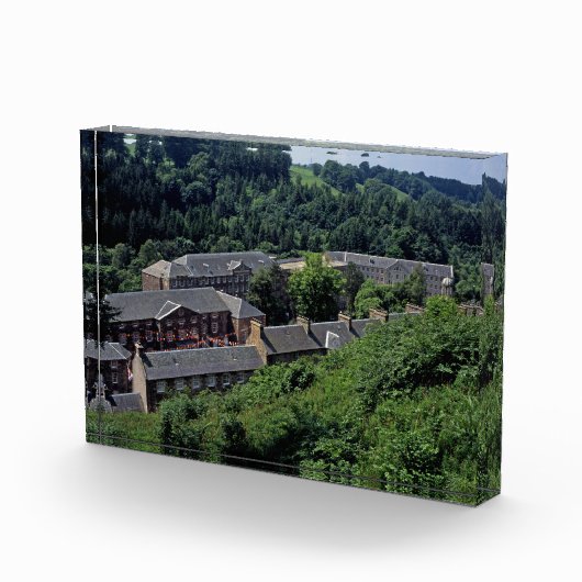 New Lanark Scotland Postcard Poster Fotoblock (Rechts)
