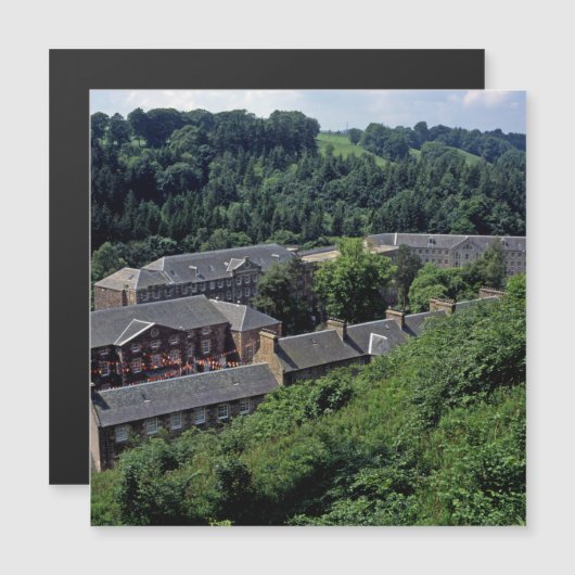 New Lanark Scotland Postcard Poster Magnetkarte (Vorne/Hinten)