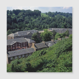 New Lanark Scotland Postcard Poster Magnetkarte