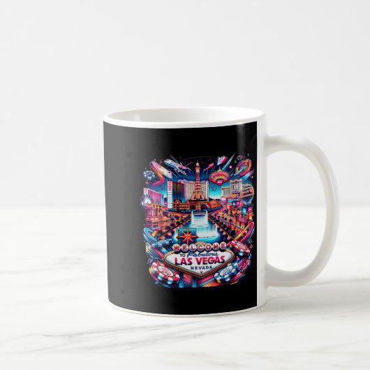 New Las Vegas Love Baby For Holidays In Las Vegas Kaffeetasse (Rechts)