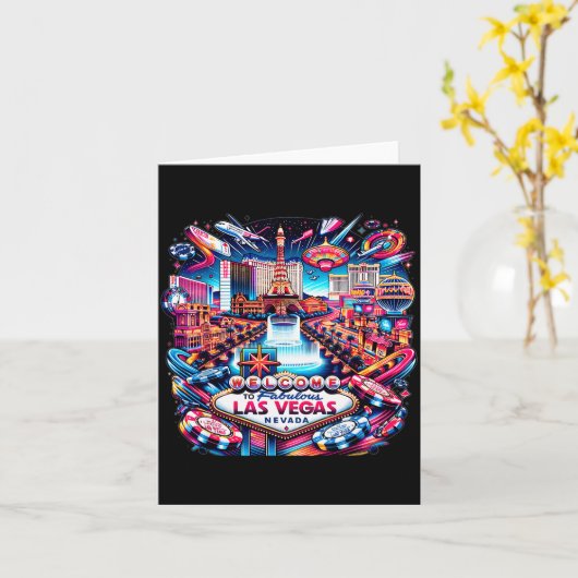 New Las Vegas Love Baby For Holidays In Las Vegas Karte (Gelbe Blume)