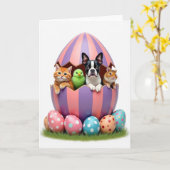 New Life Big Egg Szene Karte (Gelbe Blume)