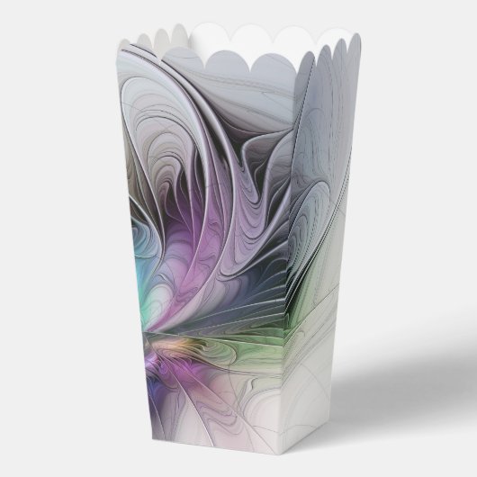 New Life, Colorful Abstract Fractal Art Fantasy Geschenkschachtel (Vorderseite)