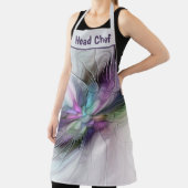 New Life, Colorful Abstract Fractal Art Fantasy Schürze (InSitu)