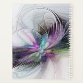 New Life, farbenfrohe Abstrakte Fraktal Fantasie N Planer (Rückseite)