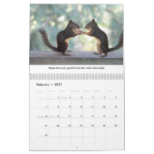 New Life Lessons Funny Squirrel Calendar Kalender (Feb 2027)