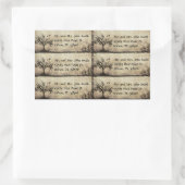 New Life Vintag Cut Your Self Address Stickers (Tasche)