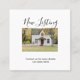 New listing Airbnb booking home vacation travel ca Quadratische Visitenkarte