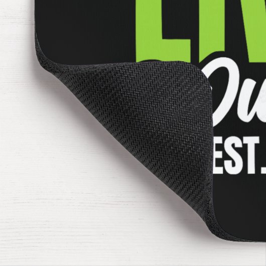New Liver Owner Est. 2025 - Liver Transplant Recie Mousepad (Ecke)