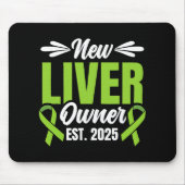 New Liver Owner Est. 2025 - Liver Transplant Recie Mousepad (Vorne)