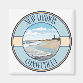 New London, Connecticut Magnet (Vorne)