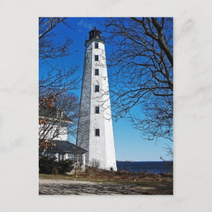 New London Harbour Light Postkarte