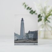 New London Harbour Light River View Postkarte (Stehend Vorderseite)