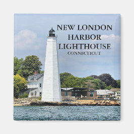 New London Harbour Lighthouse Connecticut Magnet