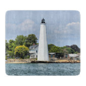 New London Harbour Lighthouse, CT Cutting Board Schneidebrett (Vorderseite)