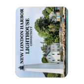 New London Harbour Lighthouse, CT Foto Magnet (Vertikal)