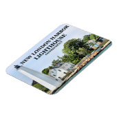 New London Harbour Lighthouse, CT Foto Magnet (Linke Seite)