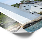 New London Harbour Lighthouse, CT Foto Print (Ecke)