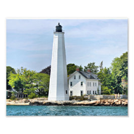New London Harbour Lighthouse, CT Foto Print