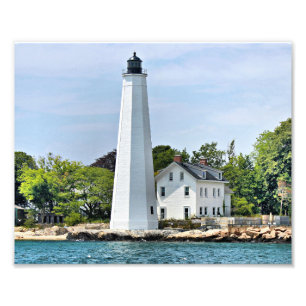 New London Harbour Lighthouse, CT Foto Print