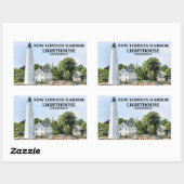 New London Harbour Lighthouse, CT Stickers (Blatt)