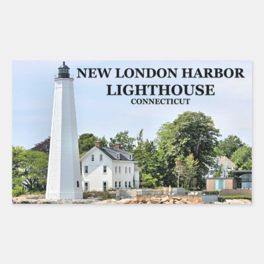 New London Harbour Lighthouse, CT Stickers (Vorderseite)