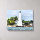 New London Harbour Lighthouse CT Wrapped Canvas Leinwanddruck (Vorderseite)