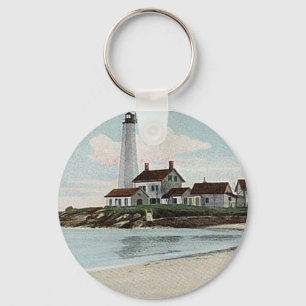 New London Harbour Lighthouse Schlüsselanhänger