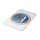 New London Ledge Lighthouse, Connecticut Bath Mat Badematte (Schrägansicht)