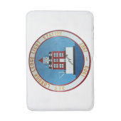 New London Ledge Lighthouse, Connecticut Bath Mat Badematte (Vorderseite Vertikal)