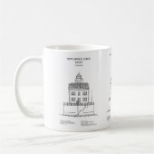 New London Ledge Lighthouse - Connecticut - BD Kaffeetasse (Links)