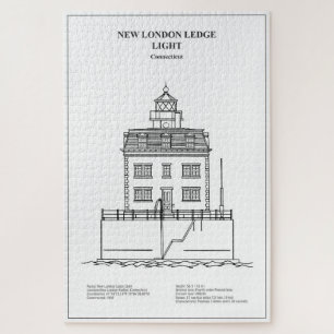 New London Ledge Lighthouse - Connecticut - BD Puzzle