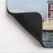 New London Ledge Lighthouse, Connecticut Mousepad (Ecke)