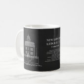 New London Ledge Lighthouse - Connecticut - PD Kaffeetasse (Vorderseite Links)