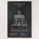 New London Ledge Lighthouse - Connecticut - PD Puzzle (Vertikal)