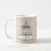 New London Ledge Lighthouse - Connecticut - SBD Kaffeetasse (Links)