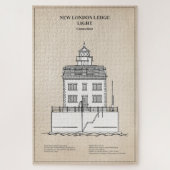 New London Ledge Lighthouse - Connecticut - SBD Puzzle (Vertikal)