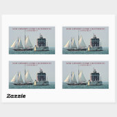 New London Ledge Lighthouse, Connecticut Stickers (Blatt)
