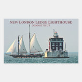 New London Ledge Lighthouse, Connecticut Stickers (Vorderseite)