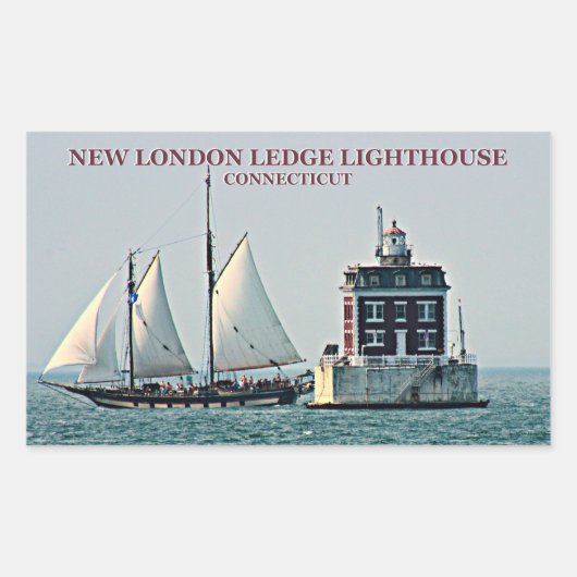 New London Ledge Lighthouse, Connecticut Stickers (Vorderseite)