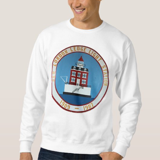 New London Ledge Lighthouse Connecticut Sweatshirt (Vorderseite)