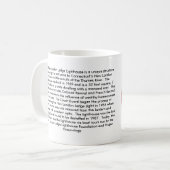 New London Ledge Lighthouse, Connecticut Tasse (Vorderseite Links)