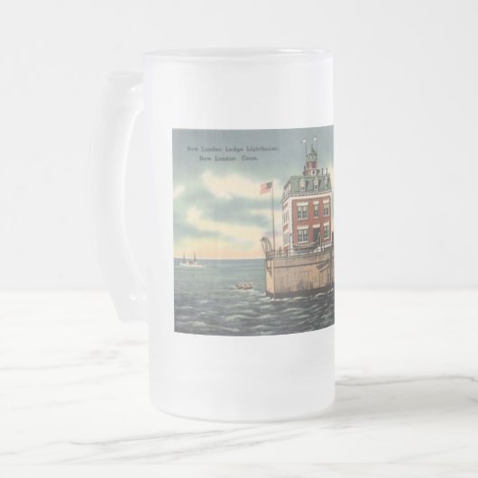 New London Ledge Lighthouse Tasse (Vorderseite Links)