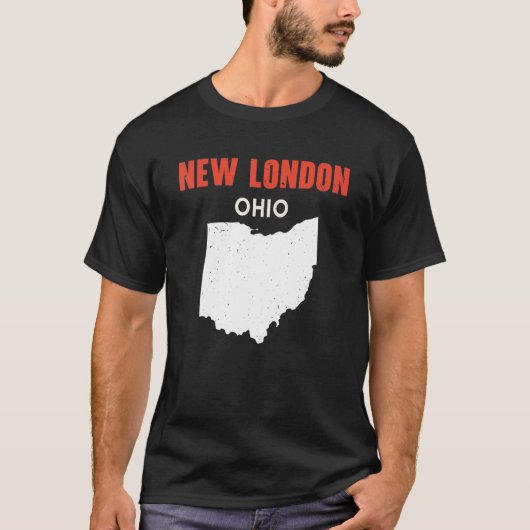 New London Ohio USA State America Travel Ohioan T-Shirt (Vorderseite)