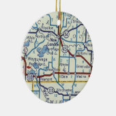 New London WI Keramik Ornament (Rechts)