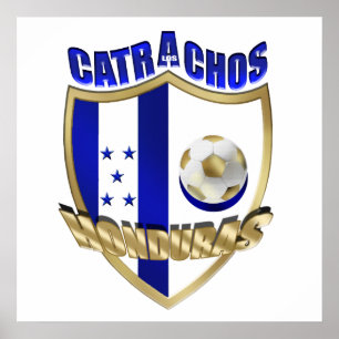 New Los Catrachos 2014 Honduras Futbol Geschenke Poster
