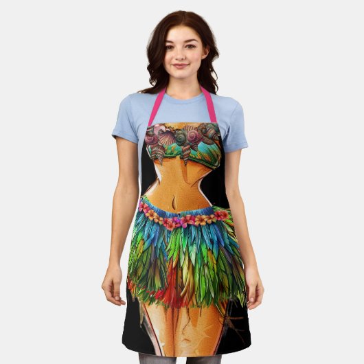NEW Luau oder Kitchenlachen Schürze (Getragen)